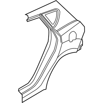Hyundai 71504-1RC25 Panel Assembly-Quarter Outer, RH