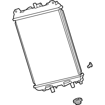 GM 23429489 Auxiliary Radiator