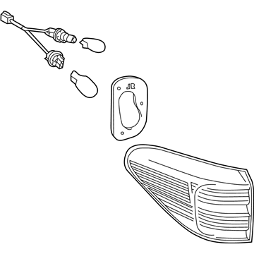 Lexus 81560-0E090 Lamp Assembly, Rear Combination