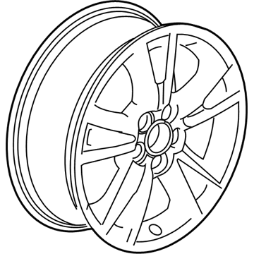 GM 23104858 Wheel, Alloy