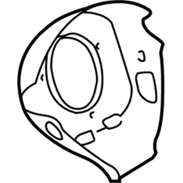 Hyundai 56131-26501-FB Steering Wheel Lower Cover Assembly