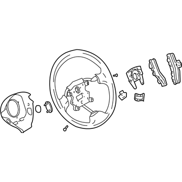Hyundai 56110-26501-FB Steering Wheel Body Assembly