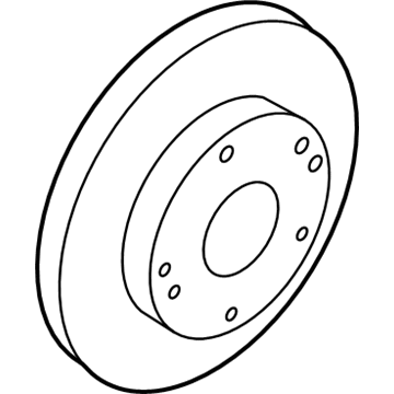 Hyundai 51712-2L000 Disc-Front Wheel Brake