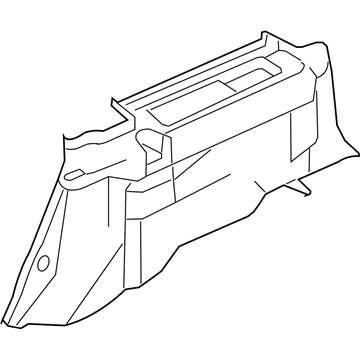 Ford 4L1Z-7831013-BAB Quarter Trim Panel