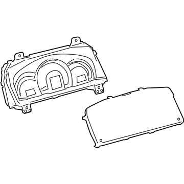 Toyota 83800-0X610 Meter Assembly, Combination