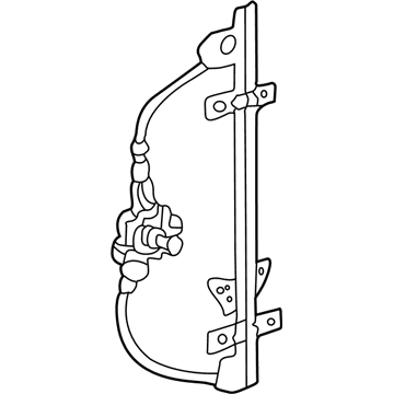 Mopar 55256494AM Rear Door Window Regulator Right