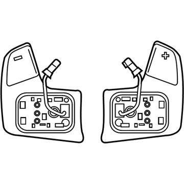 BMW 61-31-9-372-496 Set, Shift Paddles