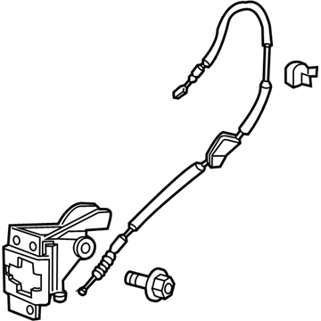Honda 72615-TK8-A01 Latch Assembly, Right Front Slide Door