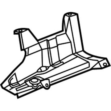 Lexus 58226-53020 Plate, Air Guide, Outside RH