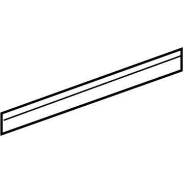 GM 96818692 Rail, Rear Compartment Partition Lower