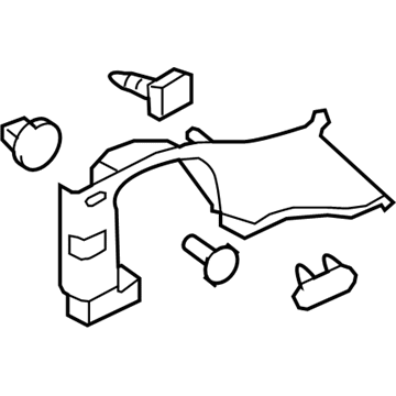 GM 96834855 Molding, Quarter Window Garnish