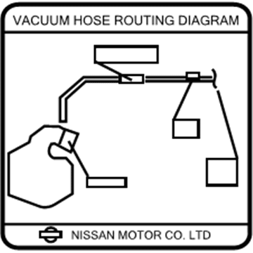 Infiniti 22304-AM600 Label-Vacuum Piping