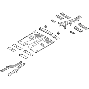 Ford L1MZ-7811135-A Front Floor Pan