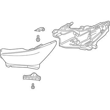 Infiniti 26010-6GW0B Lamp Assembly - Head, RH