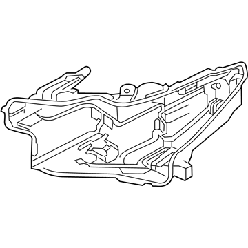 Infiniti 26025-6GW1A Headlamp Housing Assembly, Right