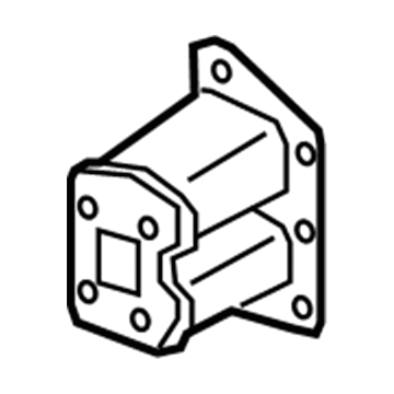 Nissan 62210-3TA0A Bracket-Bumper RH