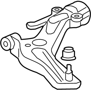 Honda 51360-TK6-A01 Arm Assembly, Left Front (Lower)