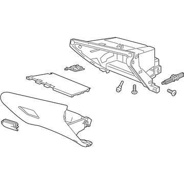 GM 23338726 Glove Box Assembly