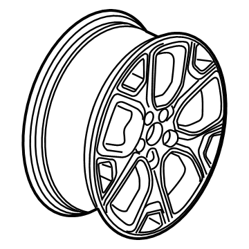 Mopar 5XA69MAAAA Aluminum Wheel