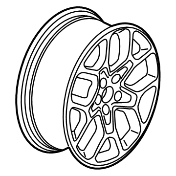 Mopar 5XA65MAAAA Aluminum Wheel