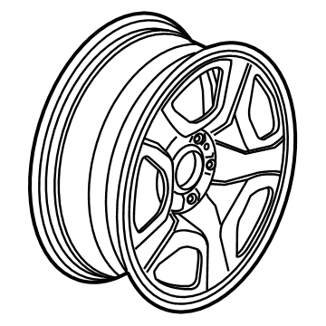 Mopar 68256382AA Steel Wheel