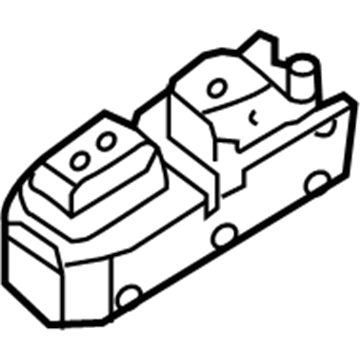 Hyundai 93575-F2100-4X Switch Assembly-Power Window Sub, LH