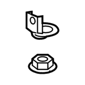 Honda 74171-TLA-A01 Bracket, Radiator Mounting (Upper)