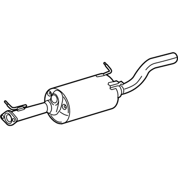 Mopar 68268199AF MUFFLER-Exhaust