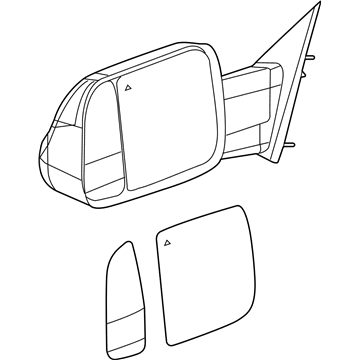 Mopar 68361476AC Door Mirror Left