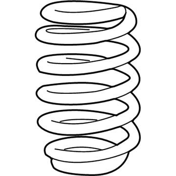 Mopar 68031653AB Front Coil Spring