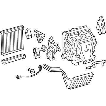 Toyota 87050-60570 AC & Heater Assembly