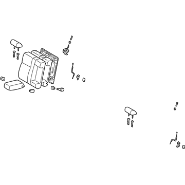 Toyota 71480-AA220-B2 Seat Back Assembly