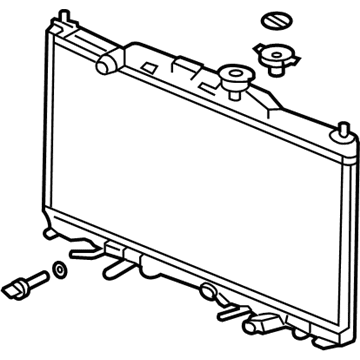 Honda 19010-PZD-A62 Radiator (Denso)