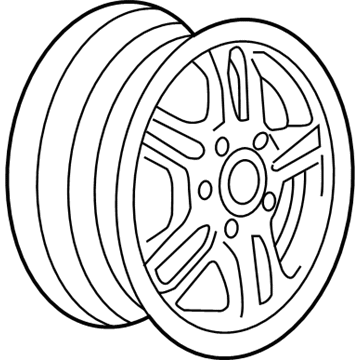 Honda 42700-SCV-A61 Disk, Aluminum Wheel (16X6 1/2Jj)