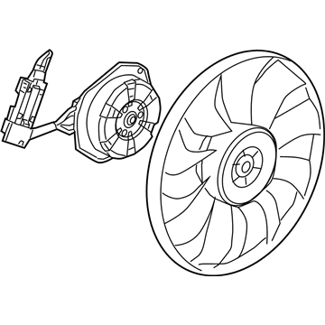 GM 13338843 Fan Assembly