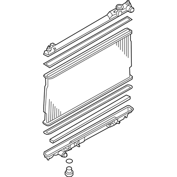 Nissan 21410-CD010 Radiator Assy