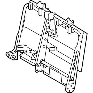 Toyota 71018-0C090 Seat Back Frame