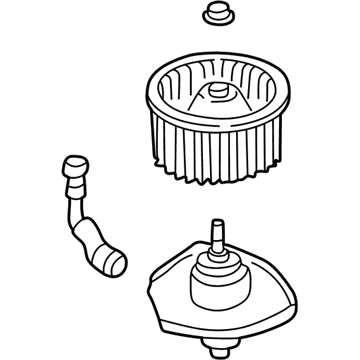 Nissan 27220-9E000 Motor & Fan Assy-Blower