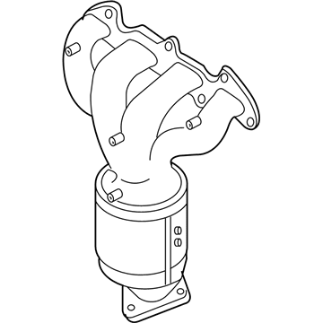 Kia 2851026AE0 Front Exhaust Manifold Kit