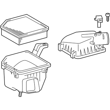 Lexus 17700-36420 Cleaner Assy, Air W/Element