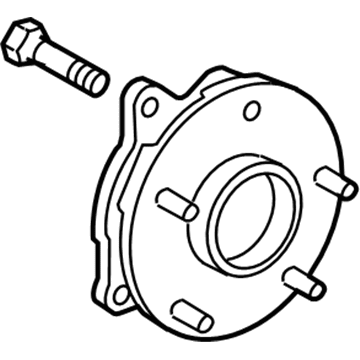 Toyota 43550-0R010 Front Hub