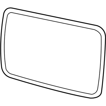 GM 10376675 Glass, Outside Rear View Mirror (W/ Backing Plate)