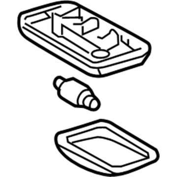 Toyota 81240-AA020-E1 Dome Lamp Assembly