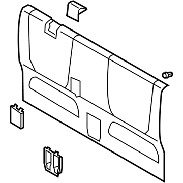 Toyota 64270-04070-B1 Back Panel Trim