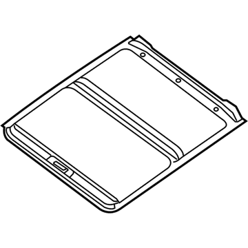 Nissan 91250-JB11A Shade Assy-Sunroof