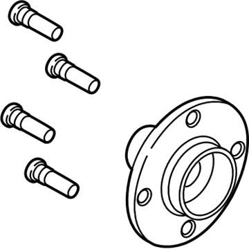 Ford K1BZ-1104-A Rear Hub