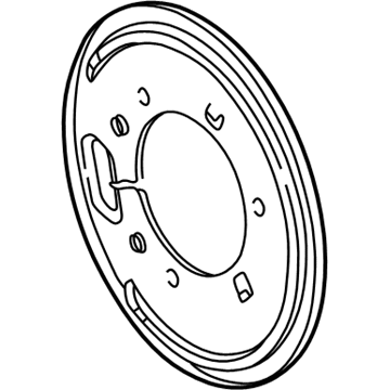 GM 18044589 Shield, Rear Parking Brake (LH)