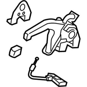 Hyundai 59710-F2000-TRY Lever Assembly-Parking Brake