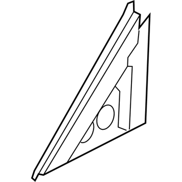 BMW 51-33-7-284-421 Seal, Outer Left Mirror Triangle