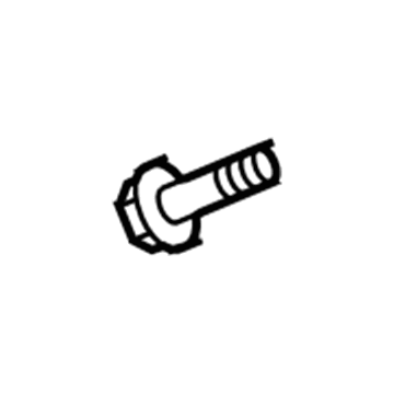 GM 11562172 Fender Liner Bolt